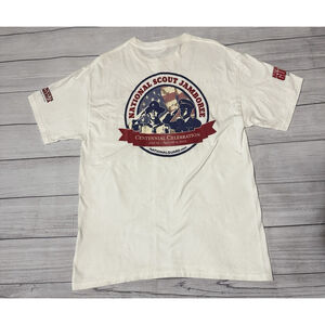 National Guard T-shirt National Jamboree 2010 Adult Size Large Defect